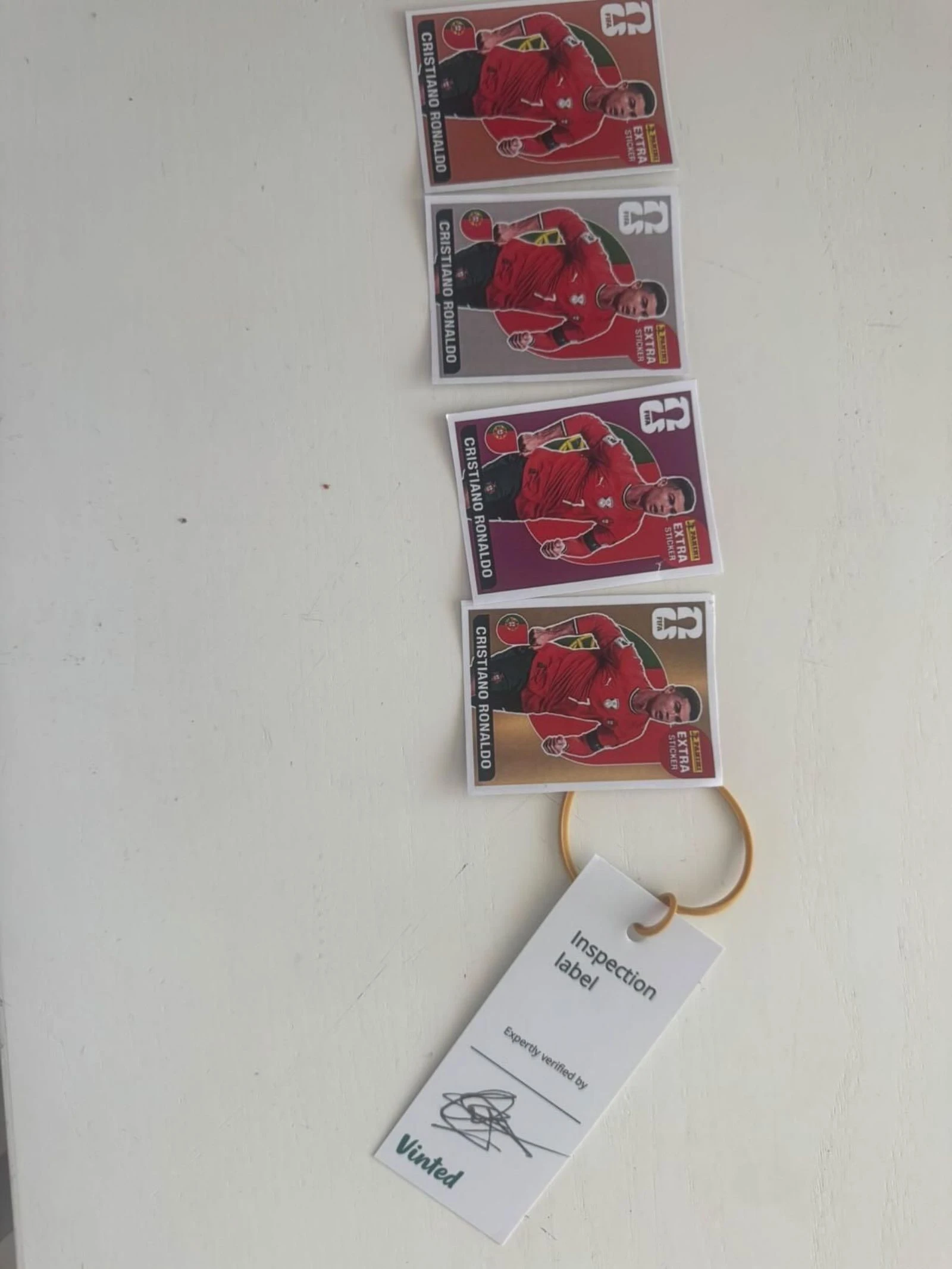 Ronaldo stickers panini
